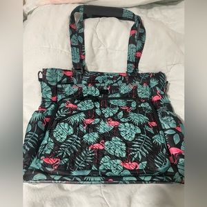 Lug ace 2 convertible tote in flamingo black EUC